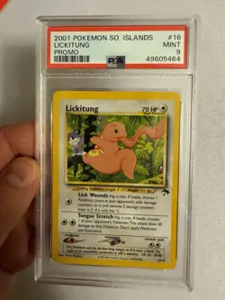 2001 Pokemon Lickitung Non Holo Southern Islands Promo 16/18 - PSA 9 Mint! WOTC - Image 2