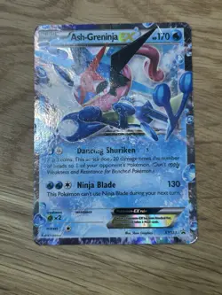 Ash-Greninja EX XY133 XY Holo Pokemon TCG DMG - HP - Image 2