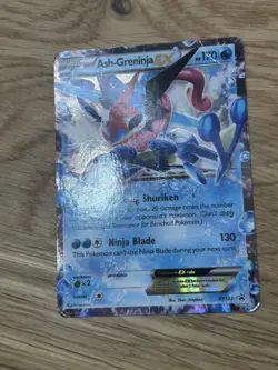 Ash-Greninja EX XY133 XY Holo Pokemon TCG DMG - HP - Image 3