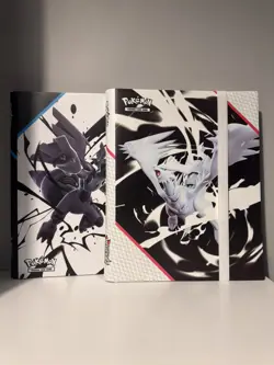 Pokemon Black Bolt and White Flare Binders - Image 1