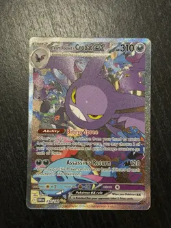 Pokemon TCG Team Rockets Crobat EX Destined Rivals #234/182 SIR - Image 1