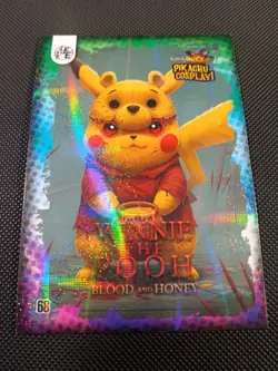 Winnie The Pooh (Pikachu) #68 - Galaxy Holo - Electric Pikachu Cosplay - Pokemon - Image 1
