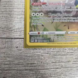 Snorlax TG10/TG30 Lost Origin Trainer Gallery Full Art Pokemon TCG - Image 4