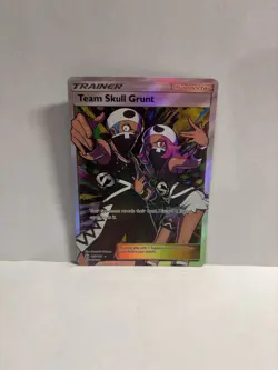 Team Skull Grunt Full Art 149/149 LP Sun & Moon Base Set Holo Pokemon TCG - Image 2