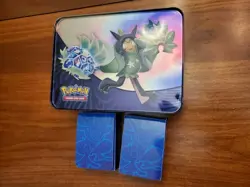 Pokemon Pikachu 2024 Fall Collectors Chest Surging Sparks TIN ONLY + Deck boxes - Image 2