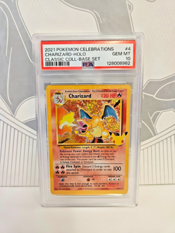 PSA 10 Charizard 4/102 2021 Pokemon Celebrations Classic Collection - Image 1