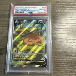 PSA Gem Mint 10 Graded 2022 Pokemon SWSH260 Charizard V - Image 2
