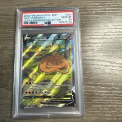 PSA Gem Mint 10 Graded 2022 Pokemon SWSH260 Charizard V - Image 5