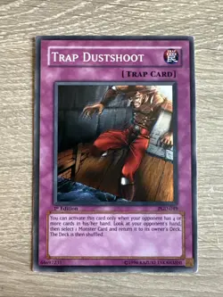 Yu-Gi-Oh Trap Dustshoot PGD-049 LP 1st Edition Common - Image 1