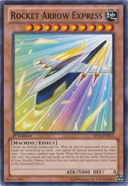 1x (NM) Rocket Arrow Express - SP14-EN015 - Starfoil Rare - 1st Edition YuGiOh - Image 1