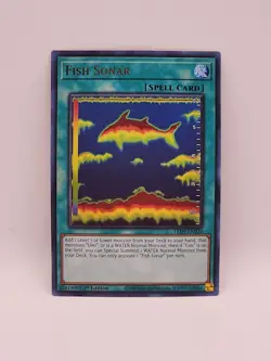 YUGIOH FISH SONAR LED9-EN020 ULTRA 1ST ED NM - Image 1