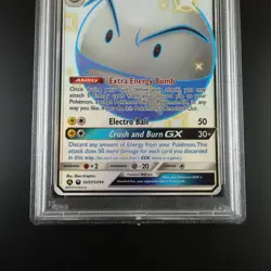 PSA 9 Electrode GX SV57/SV94 Pokemon Hidden Fates Full Art Holo Card - Image 3