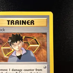 Brock 098/132 Gym Heroes Regular Unlimited WOTC Pokemon Card Near Mint NM - Image 4