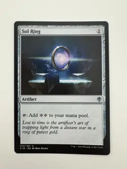 Sol Ring MTG Magic the Gathering Card NM Near Mint C16 - Image 1