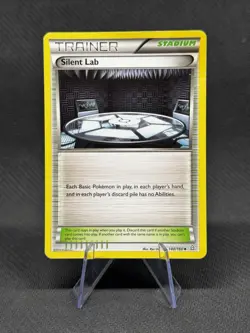 Pokemon Card Silent Lab 140/160 MP/HP Play XY Primal Clash Reverse Holo Trainer - Image 1