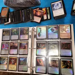 10 Pages of FOILS Cards Collection in Binder. And 1,000+ Magic Cards ALL Shown - Image 3
