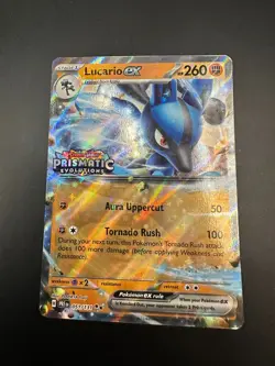 Pokemon - Lucario ex - Stamped - 051/131 - SV Prismatic Evolutions - Promo Card - Image 1