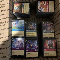 Disney Lorcana Lot, over 2000 cards- Sets 1-8, c/u ,65 Foils , 200R, 100SR - Image 3