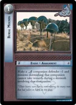 LOTR TCG HUNTERS Burial Mounds 15R122 LP/NM a top shelf card - Image 1