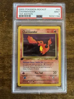 3 Card Set 1st Edition Dark Charizard, Dark Charmeleon, and Dark Charmander - Image 3