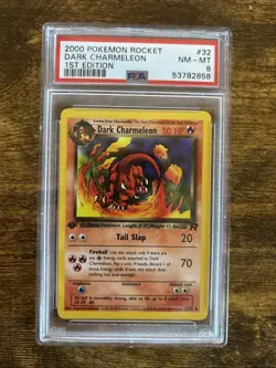 3 Card Set 1st Edition Dark Charizard, Dark Charmeleon, and Dark Charmander - Image 4