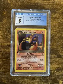 3 Card Set 1st Edition Dark Charizard, Dark Charmeleon, and Dark Charmander - Image 5