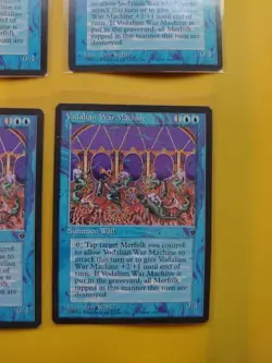 Vodalian war machine. Fallen Empires RESERVED LIST PLAYSET Vintage. MTG 4 Card - Image 2