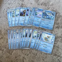 Pokemon Black Bolt White Flare 200 Card Bulk Lot C/UC Reverse Holo/Holo NM - Image 5