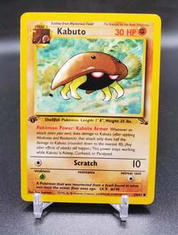 Kabuto 1st Edition Fossil Set Pokemon WOTC TCG Common Card #50/62 - NM-M - Image 1