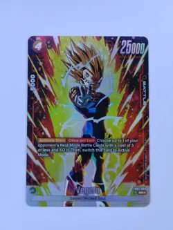Vegeta SR Alt Art FB03-089 Dragon Ball Super Fusion World Eng Card - Image 2