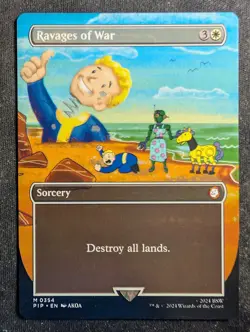 Ravages of War - Borderless - UB: Fallout (MTG) - Image 1