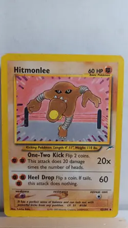 Hitmonlee [MP] - Pokemon TCG Neo Destiny 42/105 [Uncommon] - Image 1