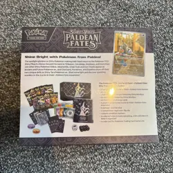 Pokemon TCG Paldean Fates Elite Trainer Box - Sealed ETB W/acrylic - Image 4