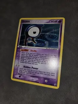 Pokemon TCG Unown (A) A/28 Holo Rare - EX Unseen Forces - NM - Image 2