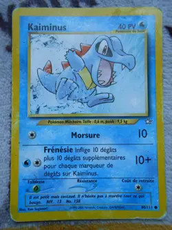 KAIMINUS 40 PV 80/111 - NEO GENESIS - WIZARDS CARTE POKEMON - TRES BON ETAT - Image 1