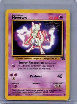 Mewtwo #3 Pokemon TCG Black Star Movie Promo Wizards of the Coast - HP - Image 1