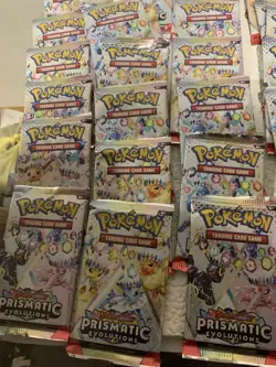 POKEMON TCG SCARLET & VIOLET PRISMATIC EVOLUTIONS PACK LOT (90) SEALED - Image 2