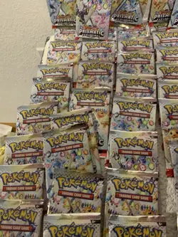 POKEMON TCG SCARLET & VIOLET PRISMATIC EVOLUTIONS PACK LOT (90) SEALED - Image 3