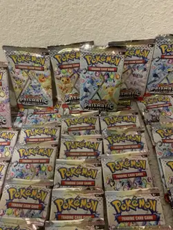 POKEMON TCG SCARLET & VIOLET PRISMATIC EVOLUTIONS PACK LOT (90) SEALED - Image 5