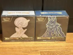 Pokemon Center ETBs Mega Evolution Lucario & Gardevoir TCG - Image 1