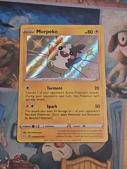 Pokemon TCG English Morpeko SV044/SV122 Shining Fates: Shiny Vault Holo NM - Image 1