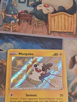 Pokemon TCG English Morpeko SV044/SV122 Shining Fates: Shiny Vault Holo NM - Image 2
