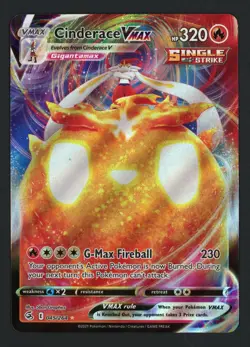 Cinderace VMAX 045/264 SWSH08: Fusion Strike Ultra Rare Pokemon TCG - Image 1