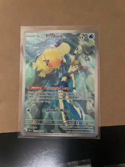 Misty’s Psyduck 193/182 Illustration Rare SIR Destined Rivals Pokemon TCG Dri En - Image 1