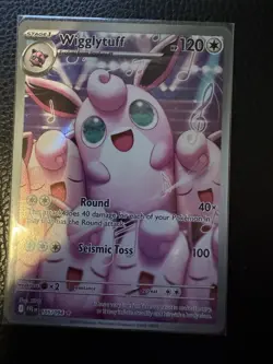 Pokemon TCG Wigglytuff 105/094 Illustration Rare Phantasmal Flames Mint - Image 1