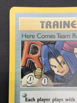 Pokemon TCG Team Rocket Holo Rare Here Comes Team Rocket! 15/82 LP - Image 2