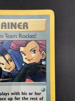 Pokemon TCG Team Rocket Holo Rare Here Comes Team Rocket! 15/82 LP - Image 3