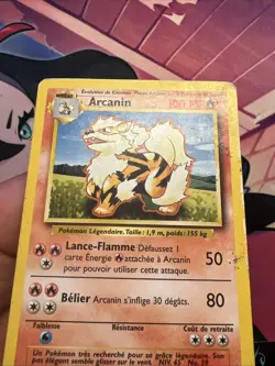 Carte Pokemon Arcanin Set De Base Wizards 23/102 Francais Vf Fr 1999 - Image 3