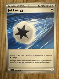 Pokemon TCG Jet Energy 190/193 Uncommon Paldea Evolved - Image 1