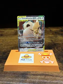 Pokemon Eevee & Snorlax GX 120/181 Sm-Team Up Holo - Image 1